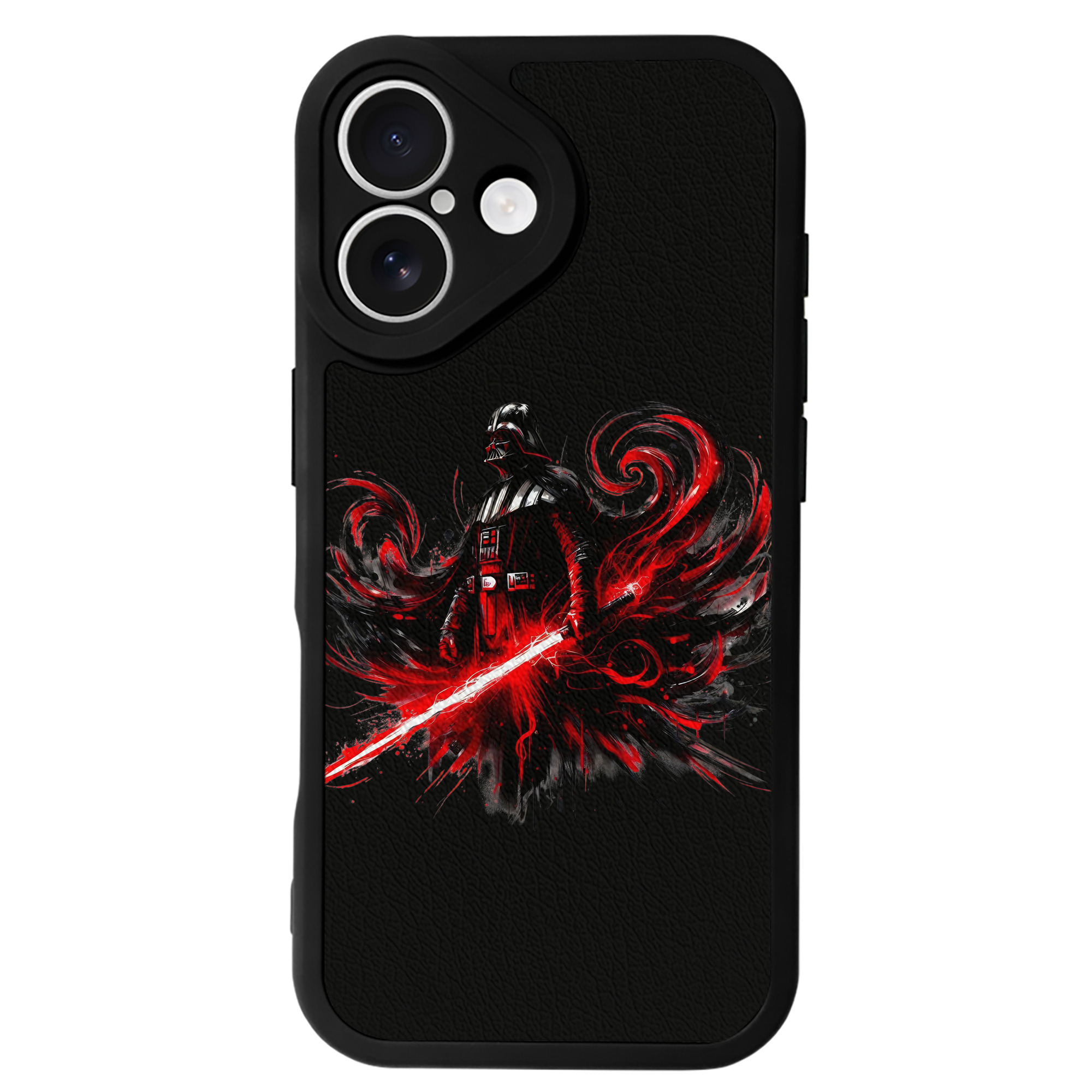 （画像用） スター・ウォーズ Star Wars 【iPhone 16シリーズ対応】シリコンスマホケース（レザー調） 材質：シリコン